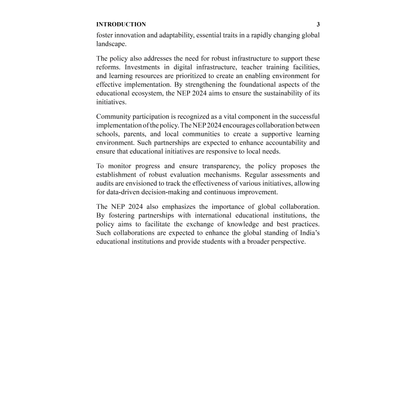 National Education Policy 2024-25
