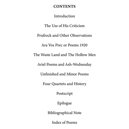 A Readers Guide to T.S. Eliot
