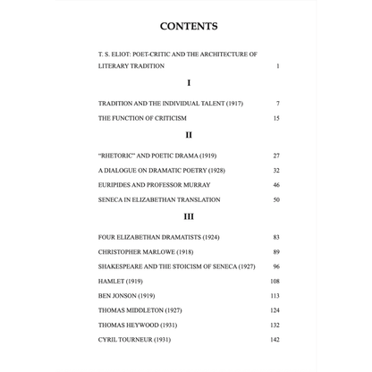 Selected Essays by T.S. Eliot