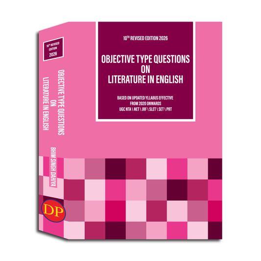 Objective Type Questions on Literature in English (10th Revised & Updated Edition, 2026)