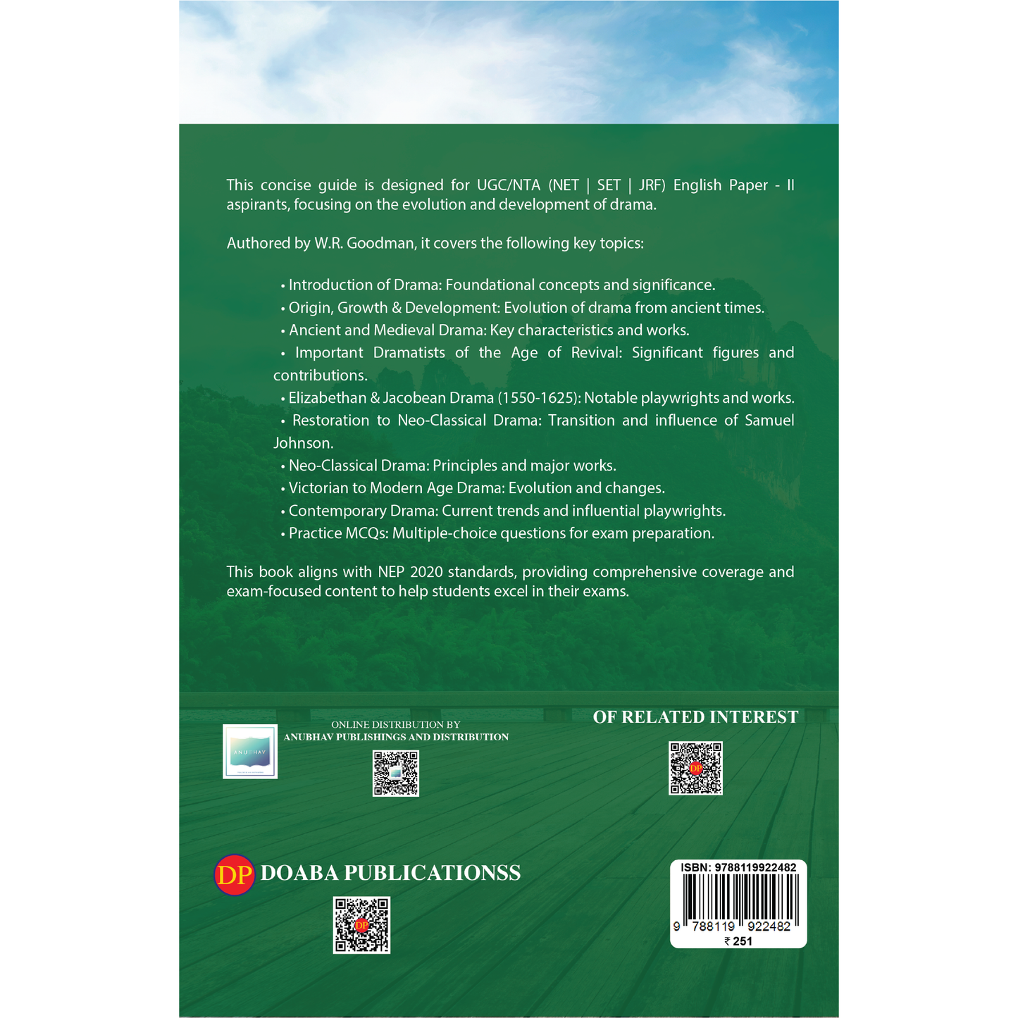 Doaba’s NTA UGC NET | SET | JRF English Paper II - Drama