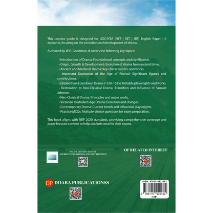 Doaba’s NTA UGC NET | SET | JRF English Paper II - Drama