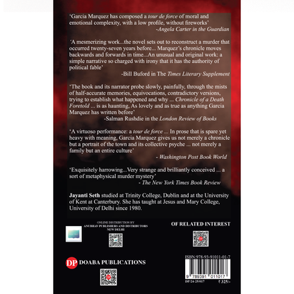 Chronicle of a Death Foretold - G.G Marquez