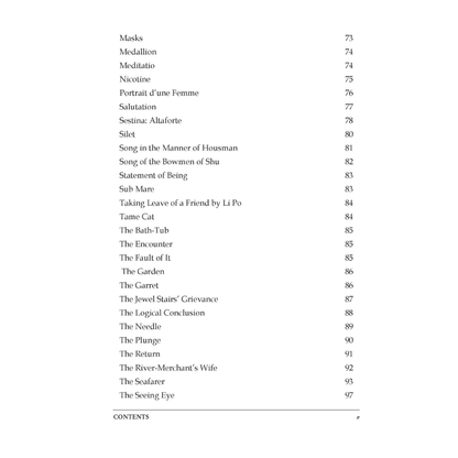 Selected Poems by Ezra Pound