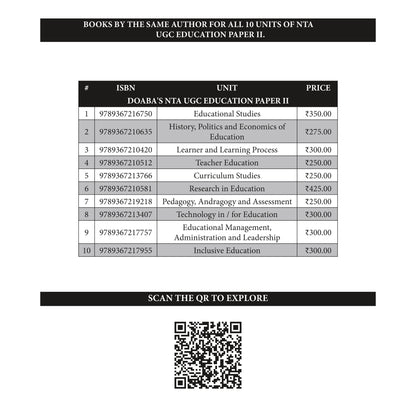 Doaba’s UGC/NTA (NET | SET | JRF) Education Paper - II: Unit - VII | Pedagogy, Andragogy and Assessment