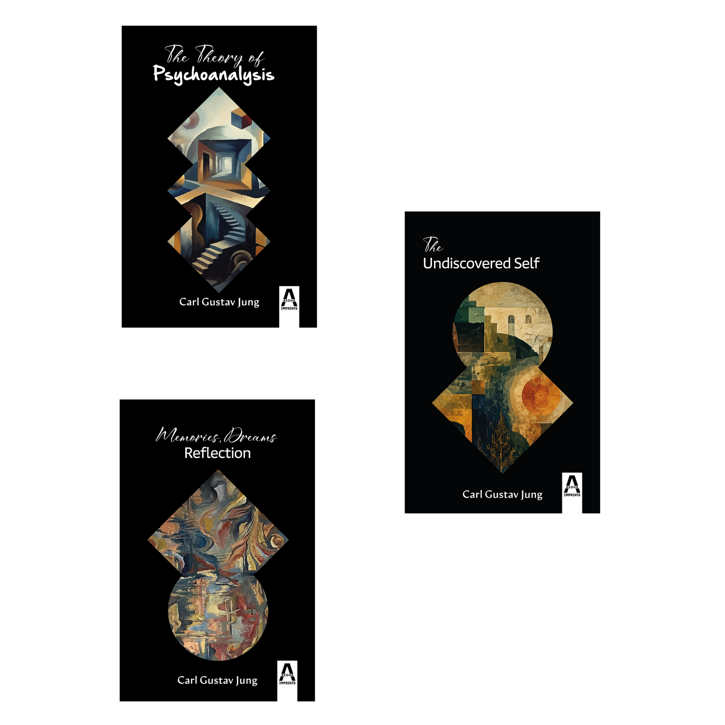 The Architecture of the Self | Carl Gustav Jung Collection (Pack of 3 Books) | Memories, Dreams, Reflections; The Undiscovered Self &amp; The Theory of Psychoanalysis