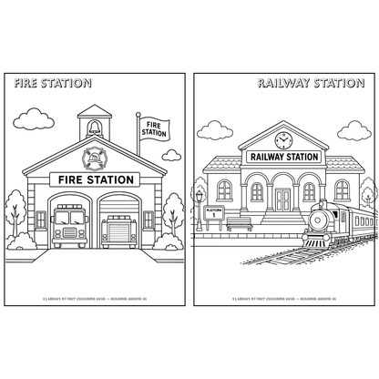 My First Colouring Book – Buildings