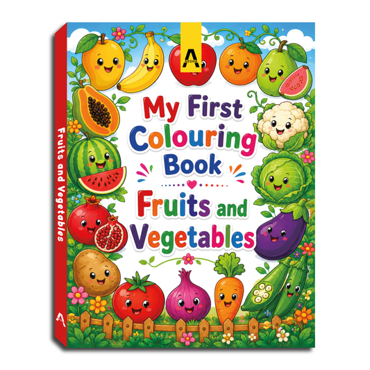 My First Colouring Book – Fruits and Vegetables