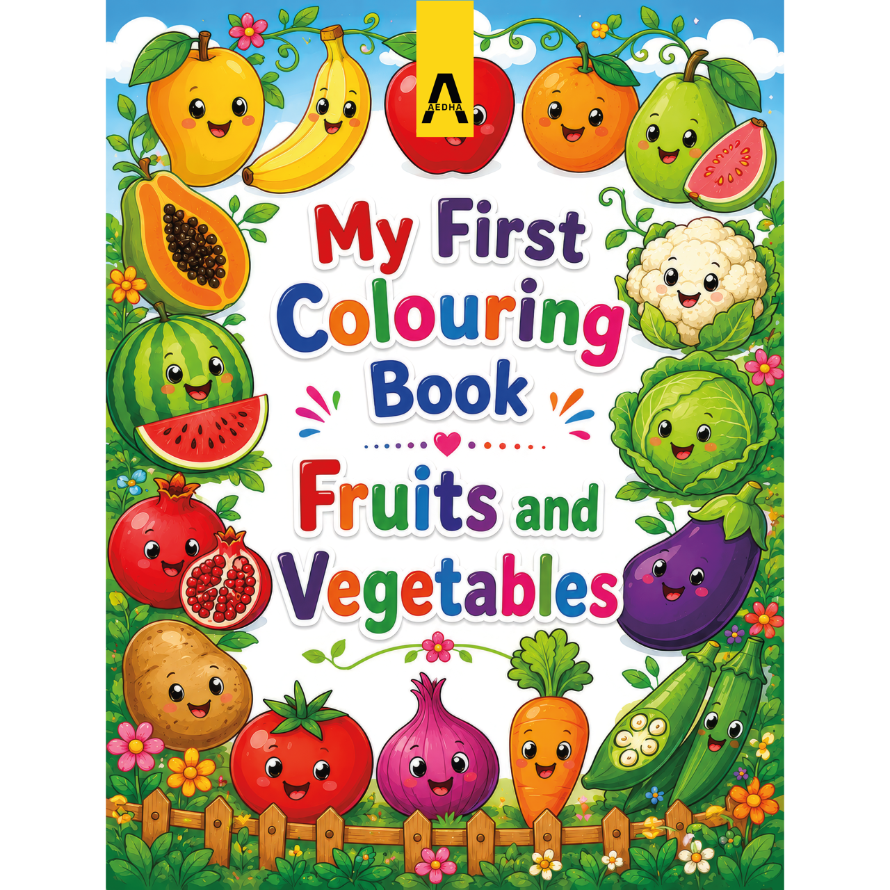 My First Colouring Book – Fruits and Vegetables