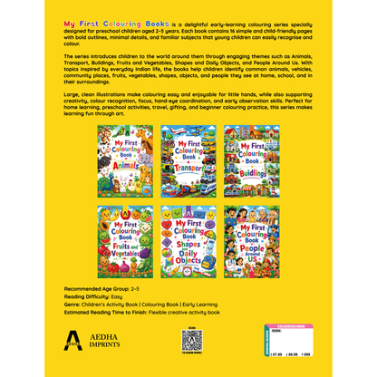 My First Colouring Book – Fruits and Vegetables