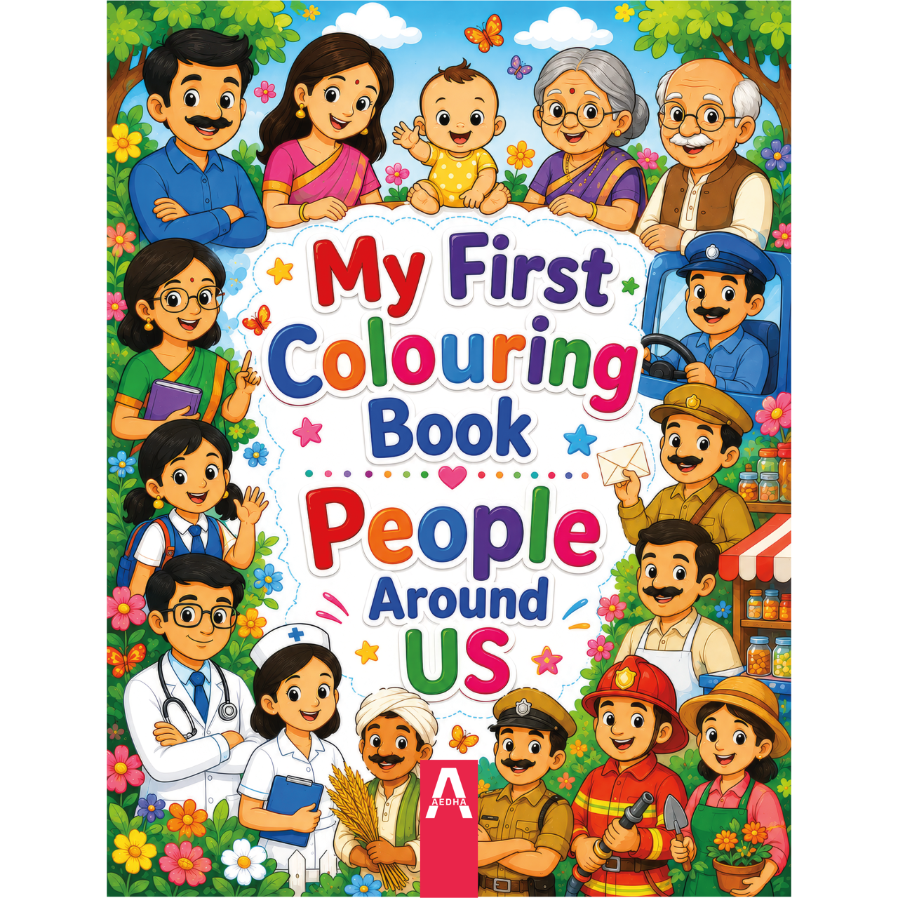 My First Colouring Book – People Around Us