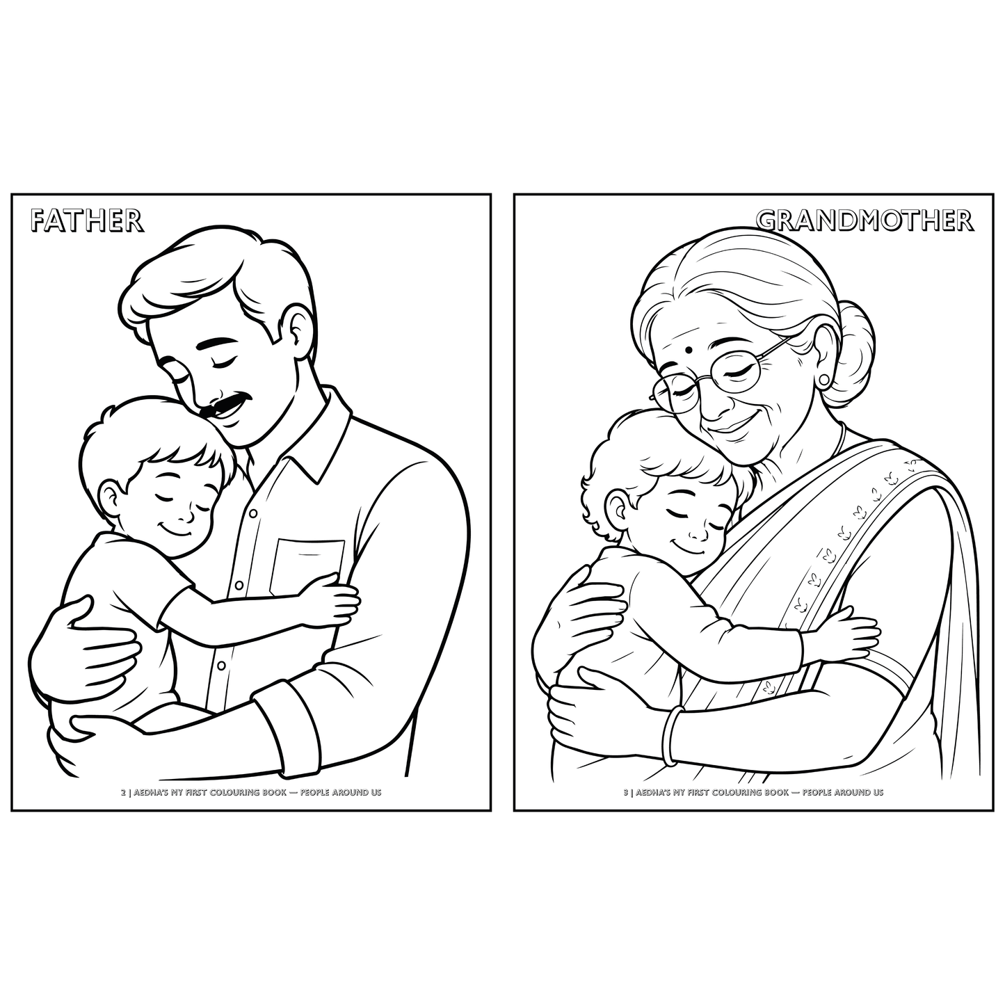 My First Colouring Book – People Around Us