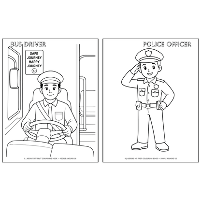My First Colouring Book – People Around Us