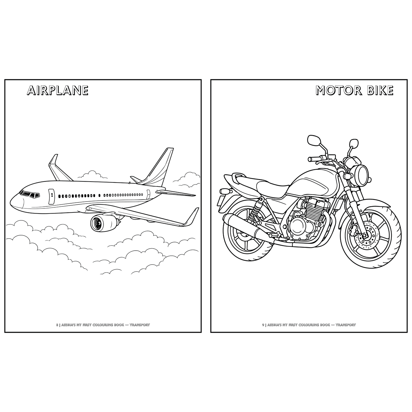 My First Colouring Book – Transport