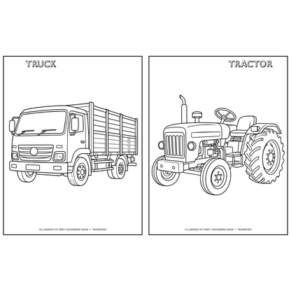 My First Colouring Book – Transport