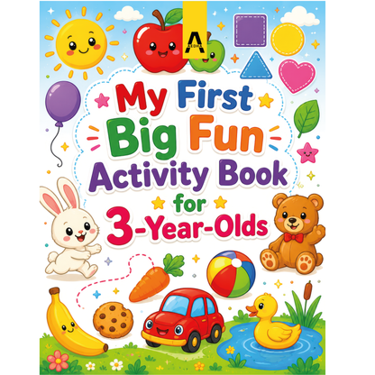 My First Big Fun Activity Book for 3-Year-Olds