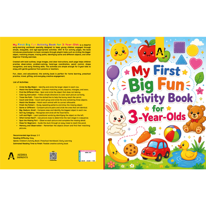 My First Big Fun Activity Book for 3-Year-Olds