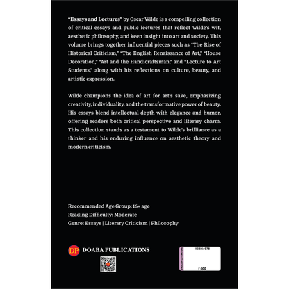 Essays and Lectures by Oscar Wilde