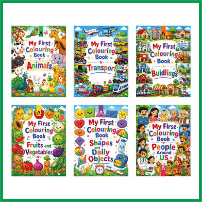 My First Colouring Book – People Around Us